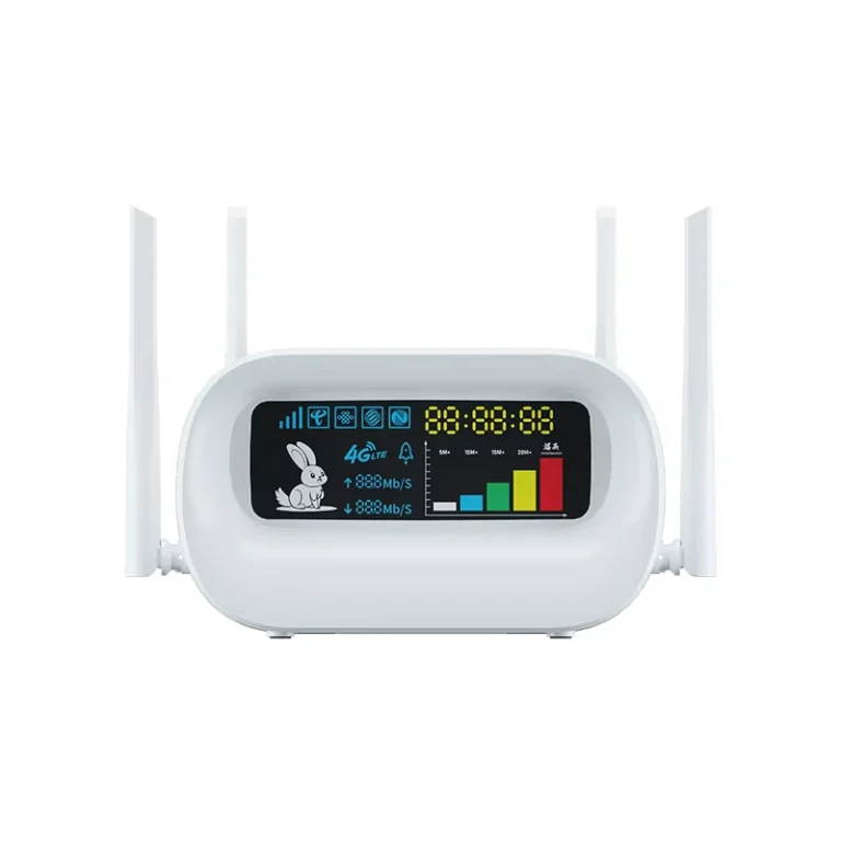 VEMO 4G LTE Router with Digital Clock